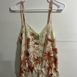 Floral Spaghetti Strap Top